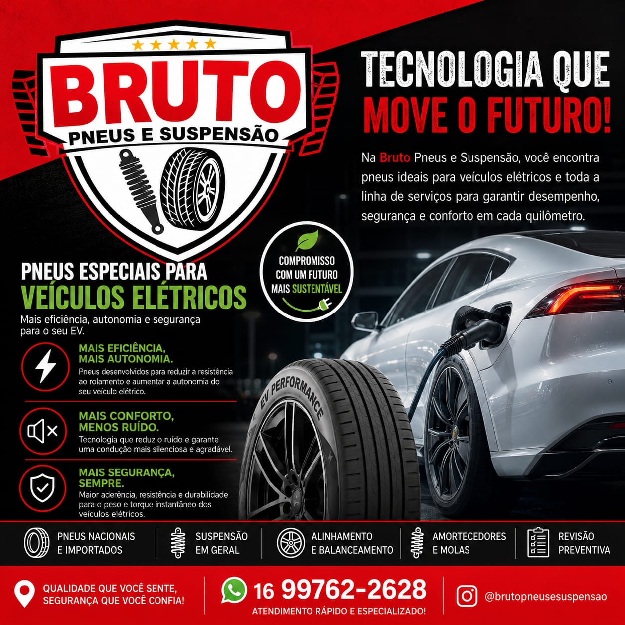 Pneus para veículos elétricos - Bruto Pneus